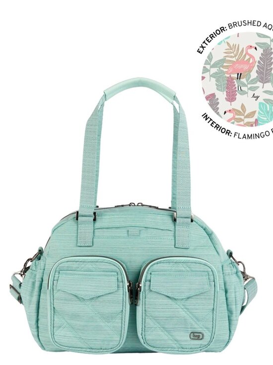 lug Handbags - LUG - ** Newest Version ** - Jumper 3 Carry-All Tote in Brushed Aquamarine